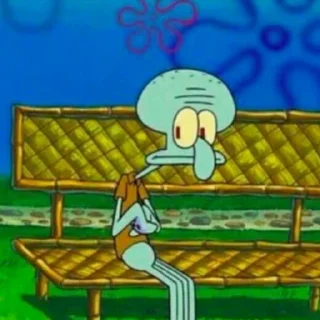 ⚓️ emoji Squidward - @Stickerabad Telegram sticker 19 of 59