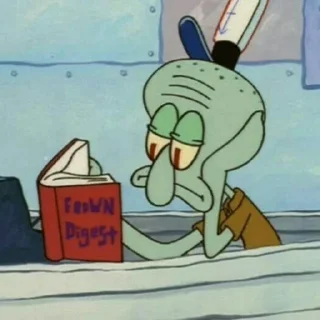⚓️ emoji Squidward - @Stickerabad Telegram sticker 7 of 59