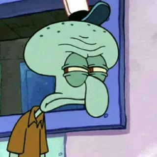 ⚓️ emoji Squidward - @Stickerabad Telegram sticker 14 of 59
