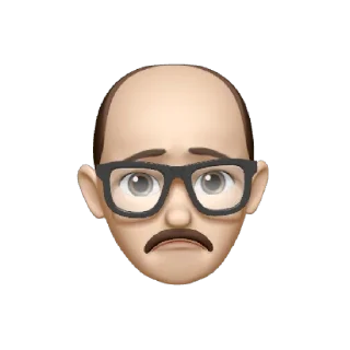 😔 emoji A. H. R. Telegram sticker 19 of 120
