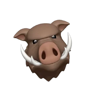 🐗 emoji A. H. R. Telegram sticker 13 of 120