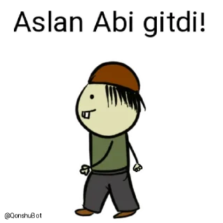 ✋️ emoji Aslan Abi @Qonshubot Telegram sticker 2 of 31