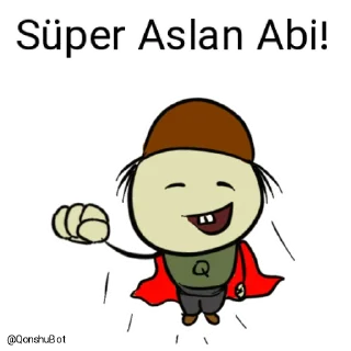 😎 emoji Aslan Abi @Qonshubot Telegram sticker 6 of 31