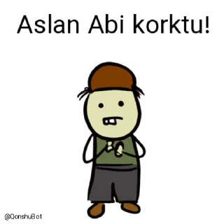 😰 emoji Aslan Abi @Qonshubot Telegram sticker 15 of 31