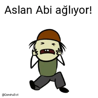 😭 emoji Aslan Abi @Qonshubot Telegram sticker 14 of 31