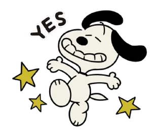 👍 emoji Animated Snoopy Retro Stickers @moe_sticker_bot Telegram sticker 7 of 24