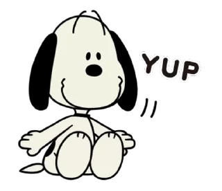 👌 emoji Animated Snoopy Retro Stickers @moe_sticker_bot Telegram sticker 13 of 24