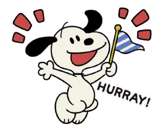😃 emoji Animated Snoopy Retro Stickers @moe_sticker_bot Telegram sticker 9 of 24