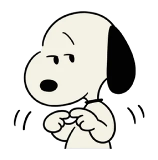 😙 emoji Animated Snoopy Retro Stickers @moe_sticker_bot Telegram sticker 23 of 24