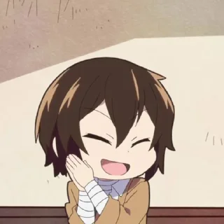 Sticker from BSD- dazai x chuya