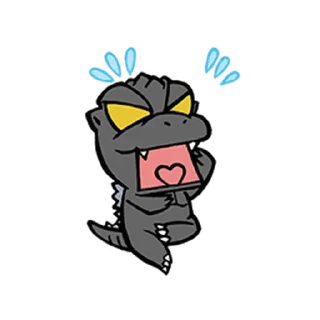 Sticker from Godzilla @StickersCloud