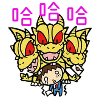 ✳️ emoji Godzilla @StickersCloud Telegram sticker 6 of 11