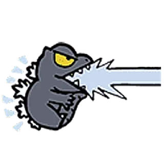 ✳️ emoji Godzilla @StickersCloud Telegram sticker 7 of 11