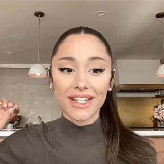 😐 emoji 'Ariana Grande | @iStickerLand, Telegram sticker 23 of 62