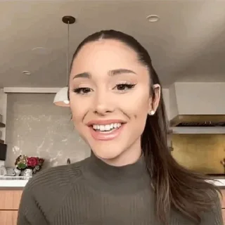 😐 emoji 'Ariana Grande | @iStickerLand, Telegram sticker 18 of 62