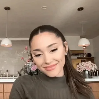 😐 emoji 'Ariana Grande | @iStickerLand, Telegram sticker 5 of 62