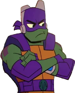 😤 emoji 💜 Donatello 💜 Telegram sticker 18 of 39