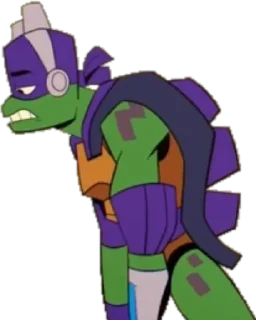 😞 emoji 💜 Donatello 💜 Telegram sticker 10 of 39