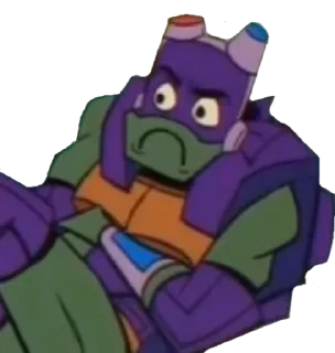 😠 emoji 💜 Donatello 💜 Telegram sticker 19 of 39