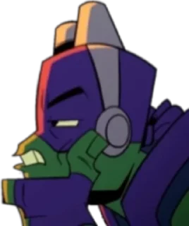 🤔 emoji 💜 Donatello 💜 Telegram sticker 14 of 39