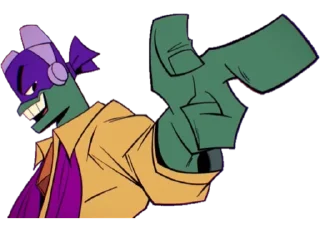 👉 emoji 💜 Donatello 💜 Telegram sticker 7 of 39