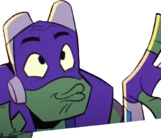 🤫 emoji 💜 Donatello 💜 Telegram sticker 20 of 39