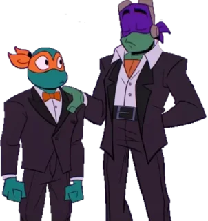 😌 emoji 💜 Donatello 💜 Telegram sticker 6 of 39