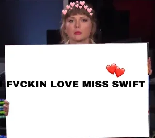 Sticker from Taylor Mood Board | @imsosweetener