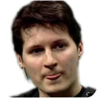Sticker from Pavel Durov - via @adolfpupik