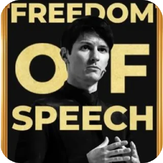 Sticker from Pavel Durov - via @adolfpupik