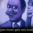 Sticker from Jazz music