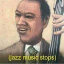 Sticker from Jazz music