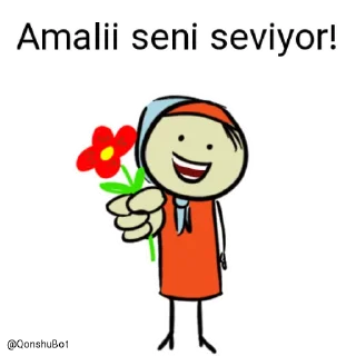 ❤️ emoji Amalii @Qonshubot Telegram sticker 8 of 31