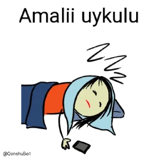 😴 emoji Amalii @Qonshubot Telegram sticker 17 of 31