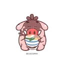 Sticker from Fat Boar- @MochaStickers