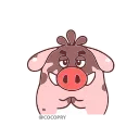 Sticker from Fat Boar- @MochaStickers