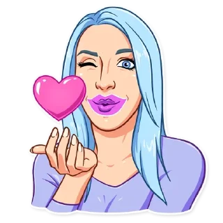 Sticker from Girls @english_world_chatting