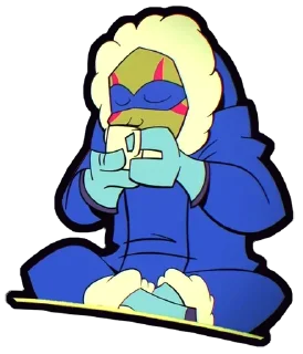 ☕️ emoji 💙 Leonardo 💙 Telegram sticker 22 of 53