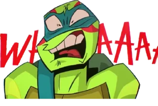 😱 emoji 💙 Leonardo 💙 Telegram sticker 6 of 53