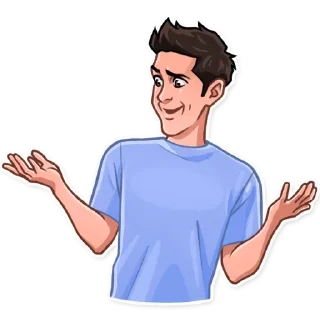 🤨 emoji Friends @English_World_Chatting Telegram sticker 16 of 30