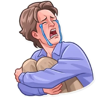 😭 emoji Friends @English_World_Chatting Telegram sticker 5 of 30
