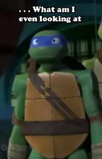 😶 emoji TMNT 2012 Telegram sticker 7 of 17