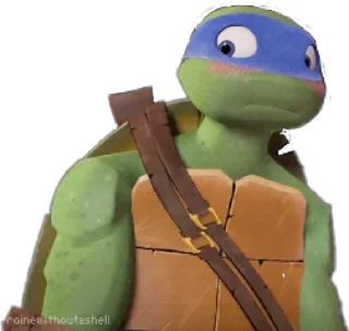 😳 emoji TMNT 2012 Telegram sticker 10 of 17