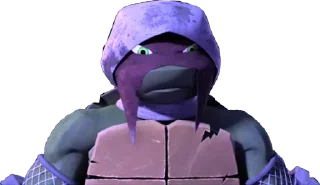😕 emoji TMNT 2012 Telegram sticker 14 of 17