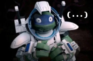 😳 emoji TMNT 2012 Telegram sticker 5 of 17