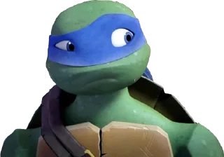 😕 emoji TMNT 2012 Telegram sticker 9 of 17