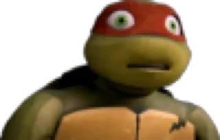 😦 emoji TMNT 2012 Telegram sticker 8 of 17