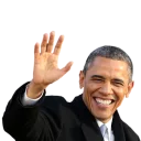 ✋ emoji Barack Obama Telegram sticker 8 of 8