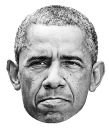 😔 emoji Obama Telegram sticker 7 of 9