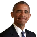 😎 emoji Barack Obama Telegram sticker 5 of 8